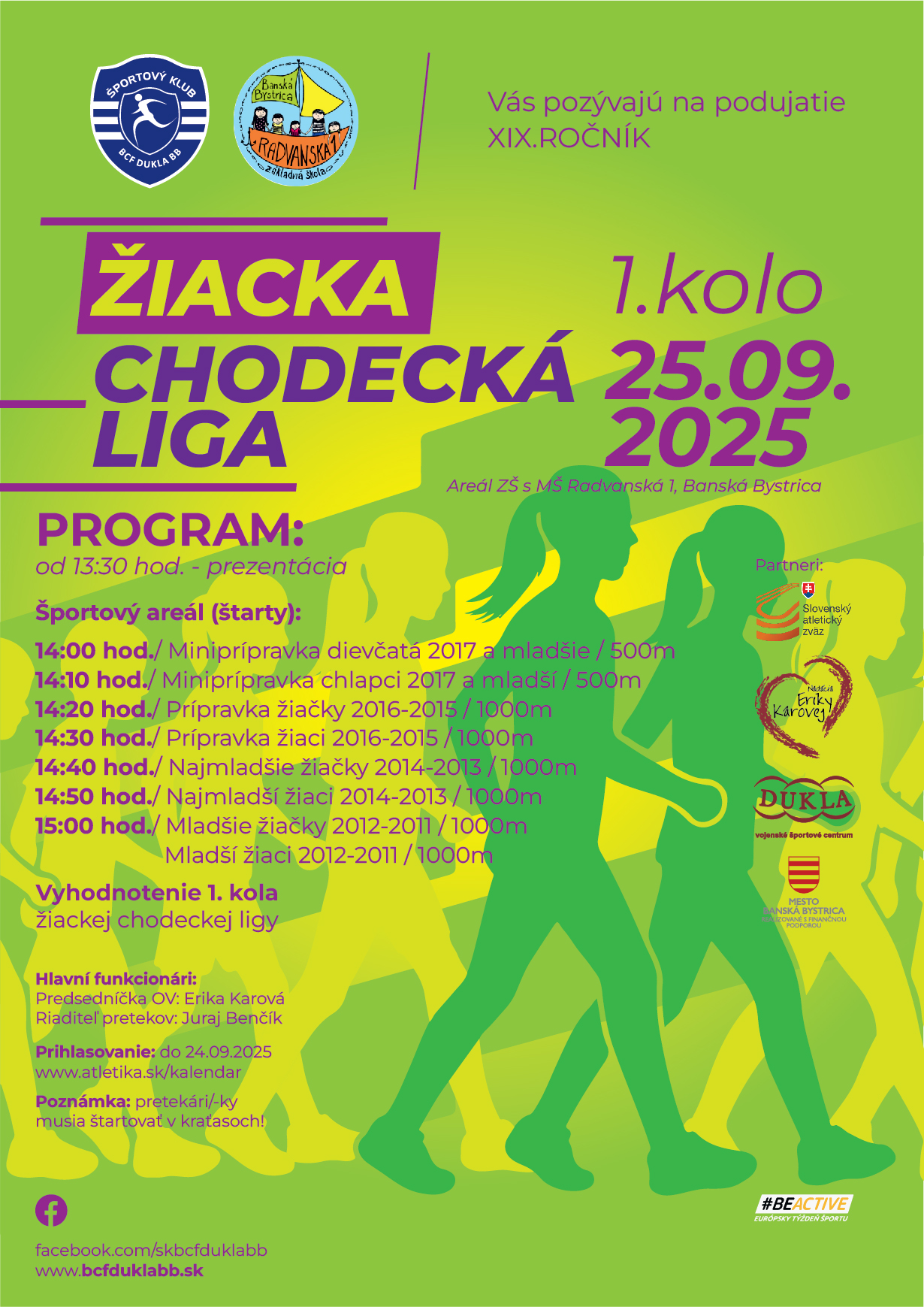 Žiacka chodecká liga