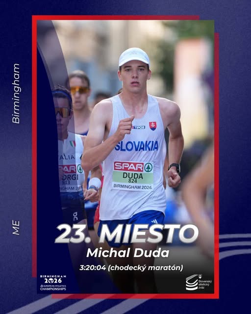 Michal Duda na ME v Birminghame